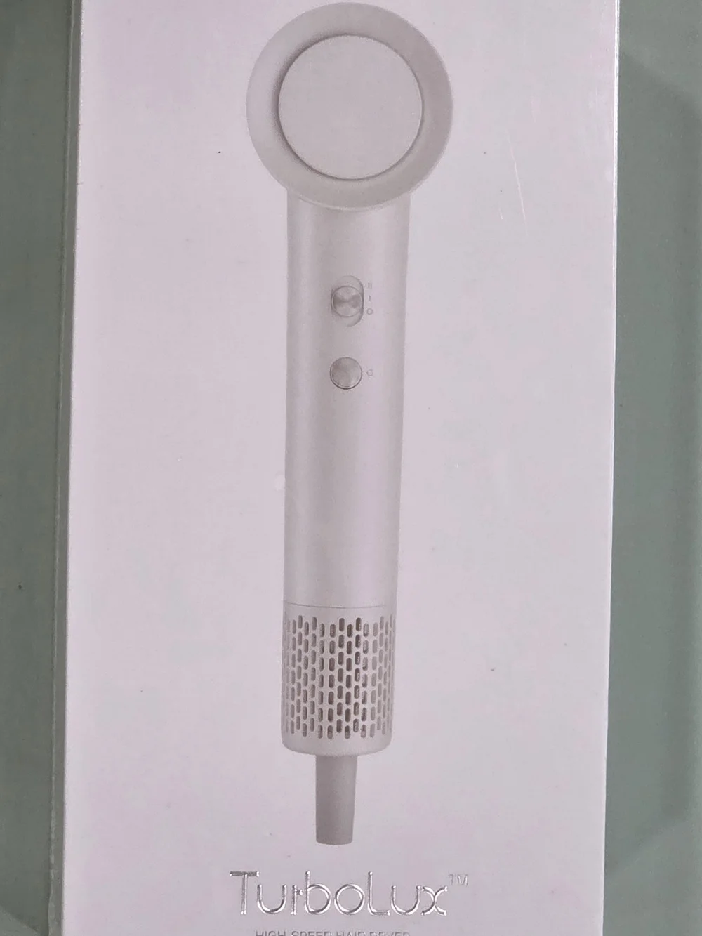 High-Speed Hair Dryer Ionic Blow Dryer 1500W Pearl White TurboLux New Seale